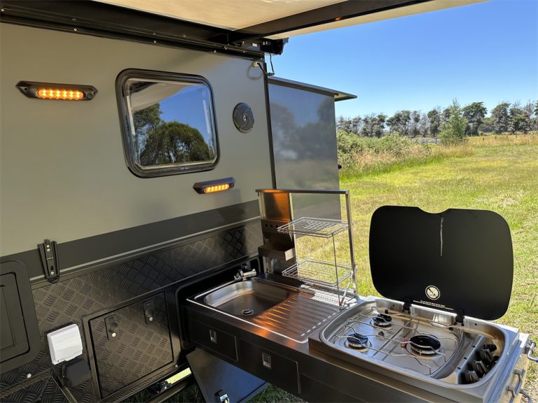 13ft Family Hybrid Caravan with an Ensuite and Bunks(FD13D)PAK102