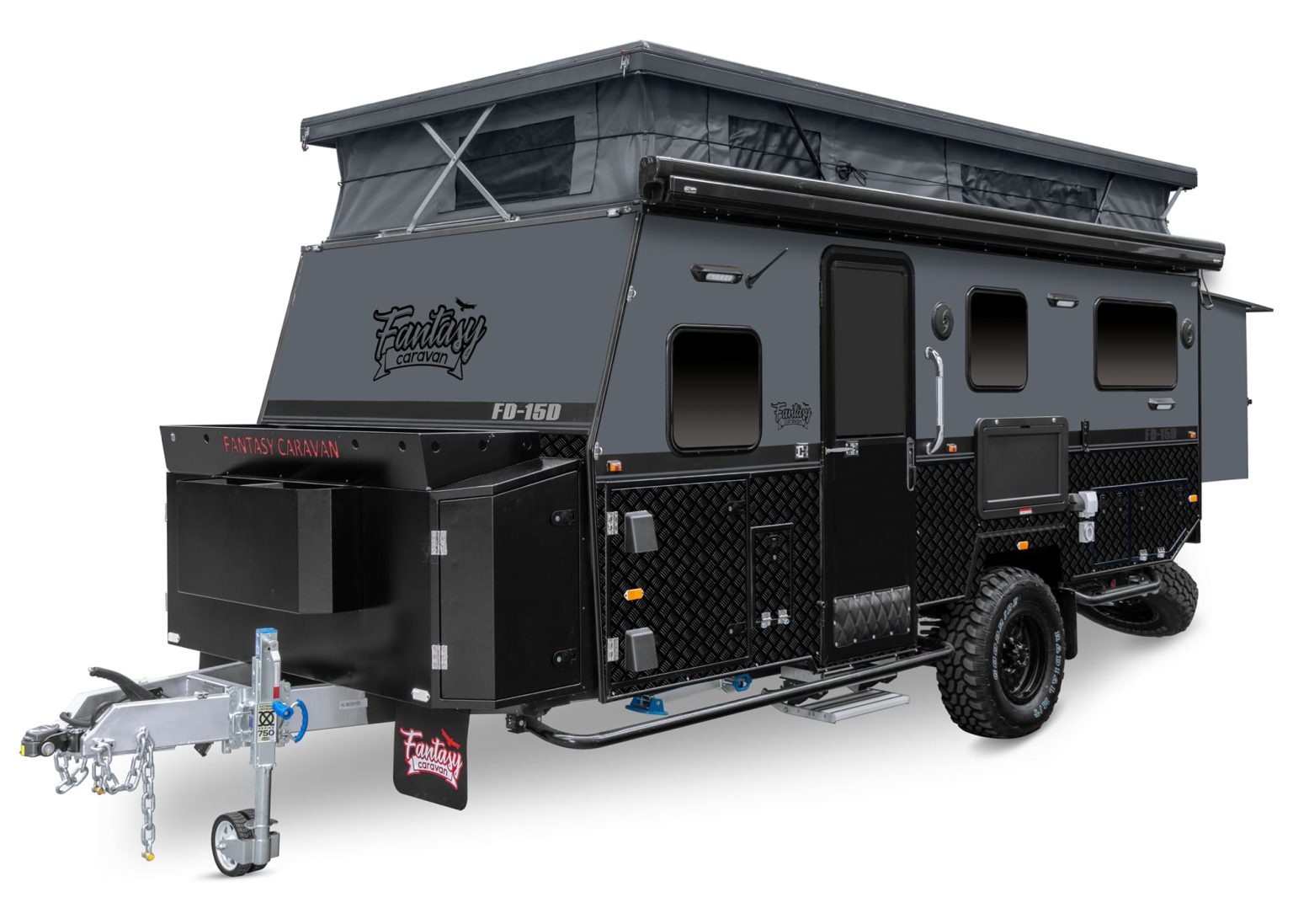 15FT FAMILY HYBRID CARAVAN WITH AN ENSUITE AND BUNKS (FD15D)PAK045